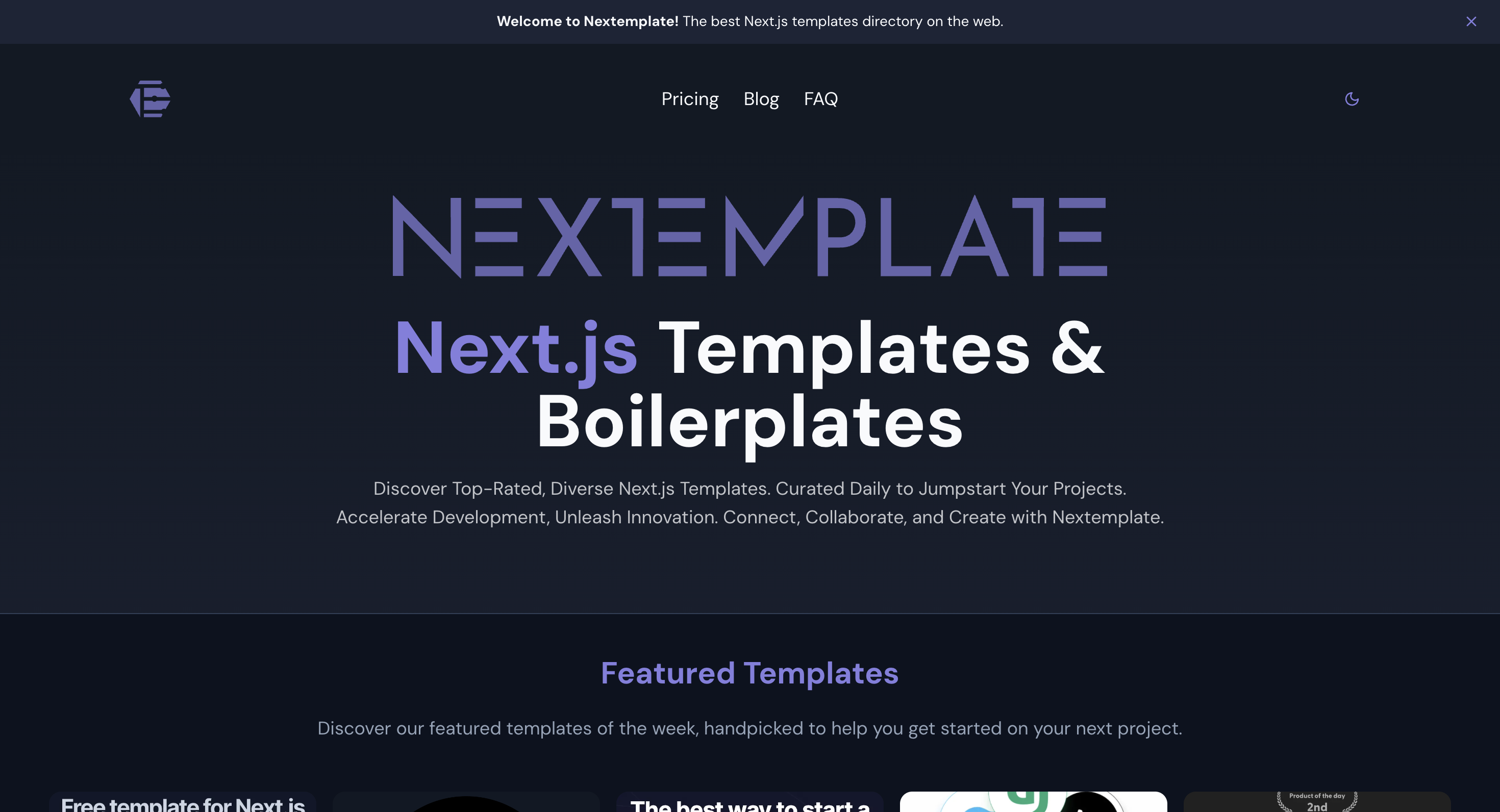 Nextemplate Template Marketplace